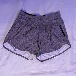 LULULEMON TRACKER SHORTS, SIZE 6